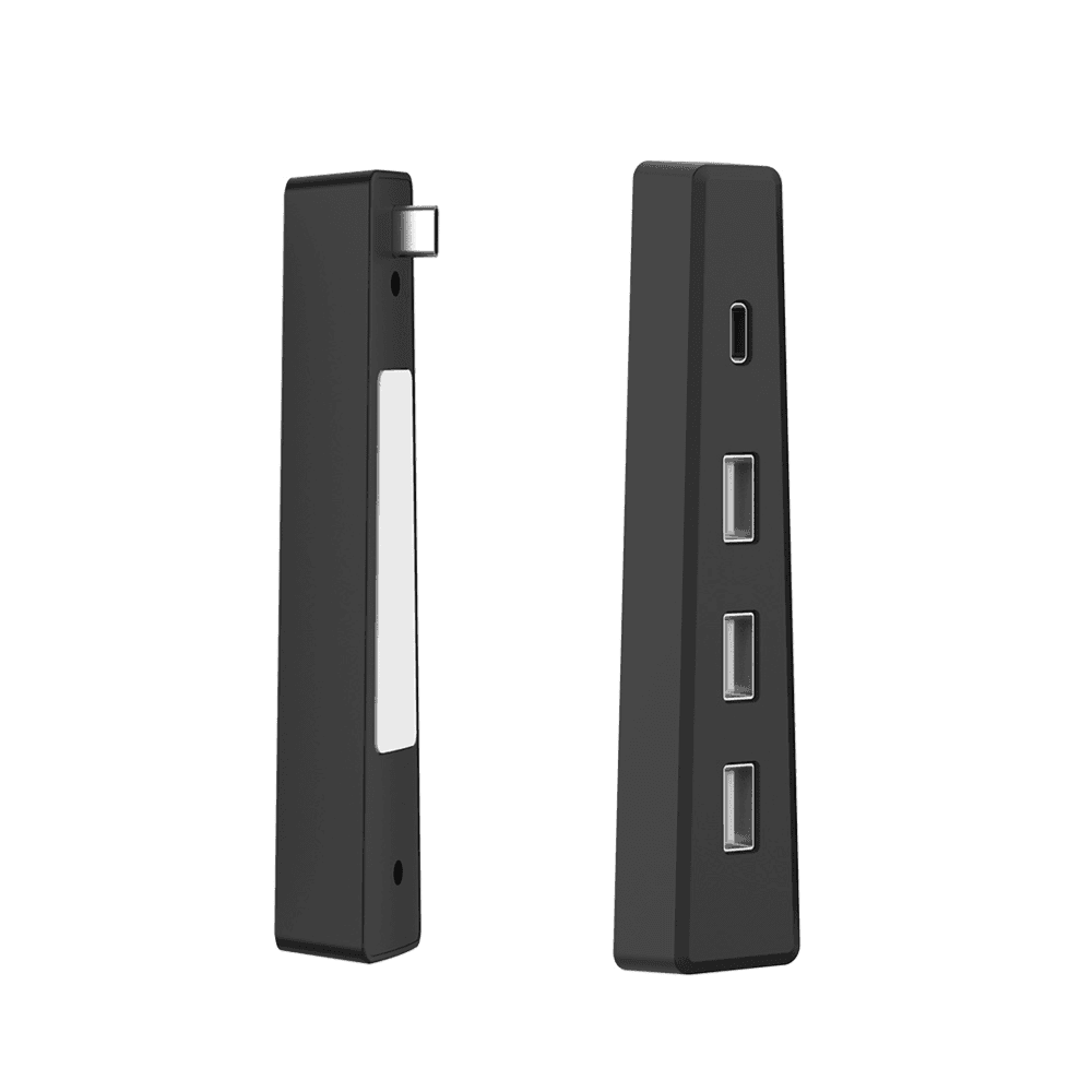 DOBE 4 Ports USB Hub for PS5 Slim Disc/Digital Edition-Black-TP5-3556