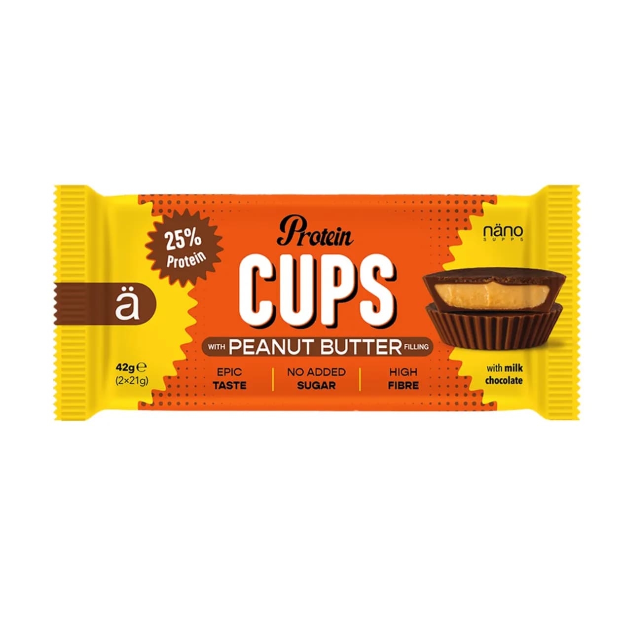 Nano Supps Protein Cups Peanut Butter Filling