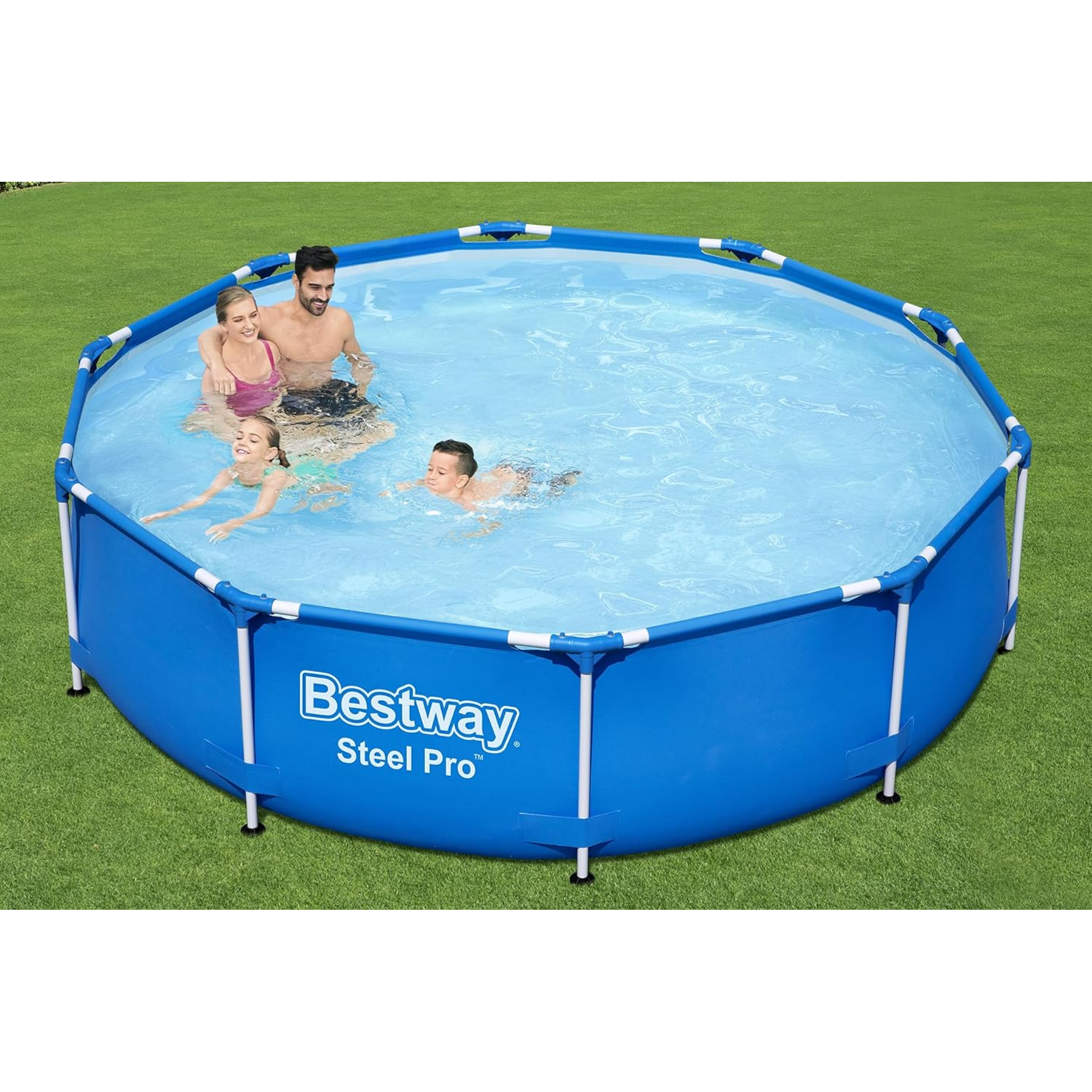 Bestway Steel Pro Round Above Ground Swimming Pool Set 305x76 cm - POLT145