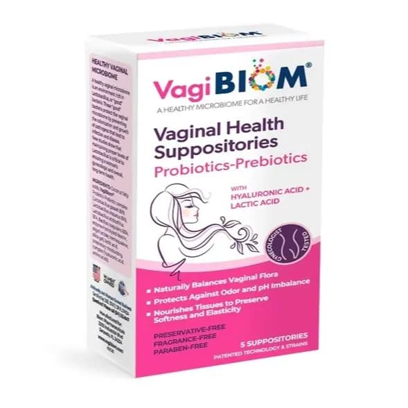 Vagibiom Lactic Acid + Probiotics Vag. Supp 5'S