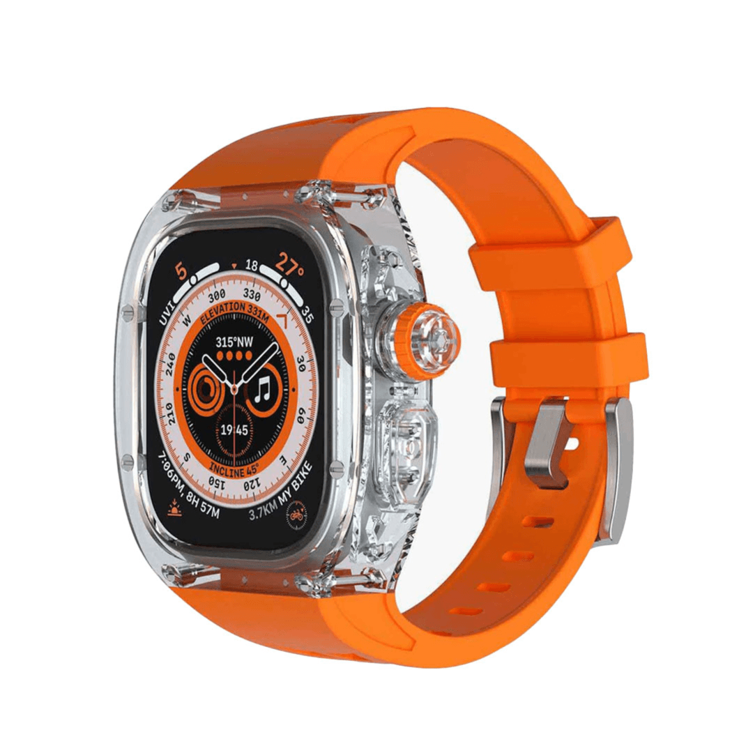 Green Lion La Royal Silicone Strap Case FOR Watch 49mm - Orange
