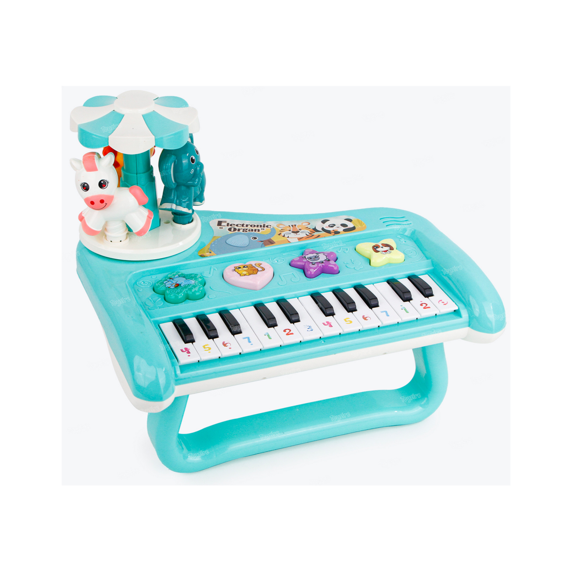 Electronic Organ With Light Projector Musical Piano For Kids - LMIS38