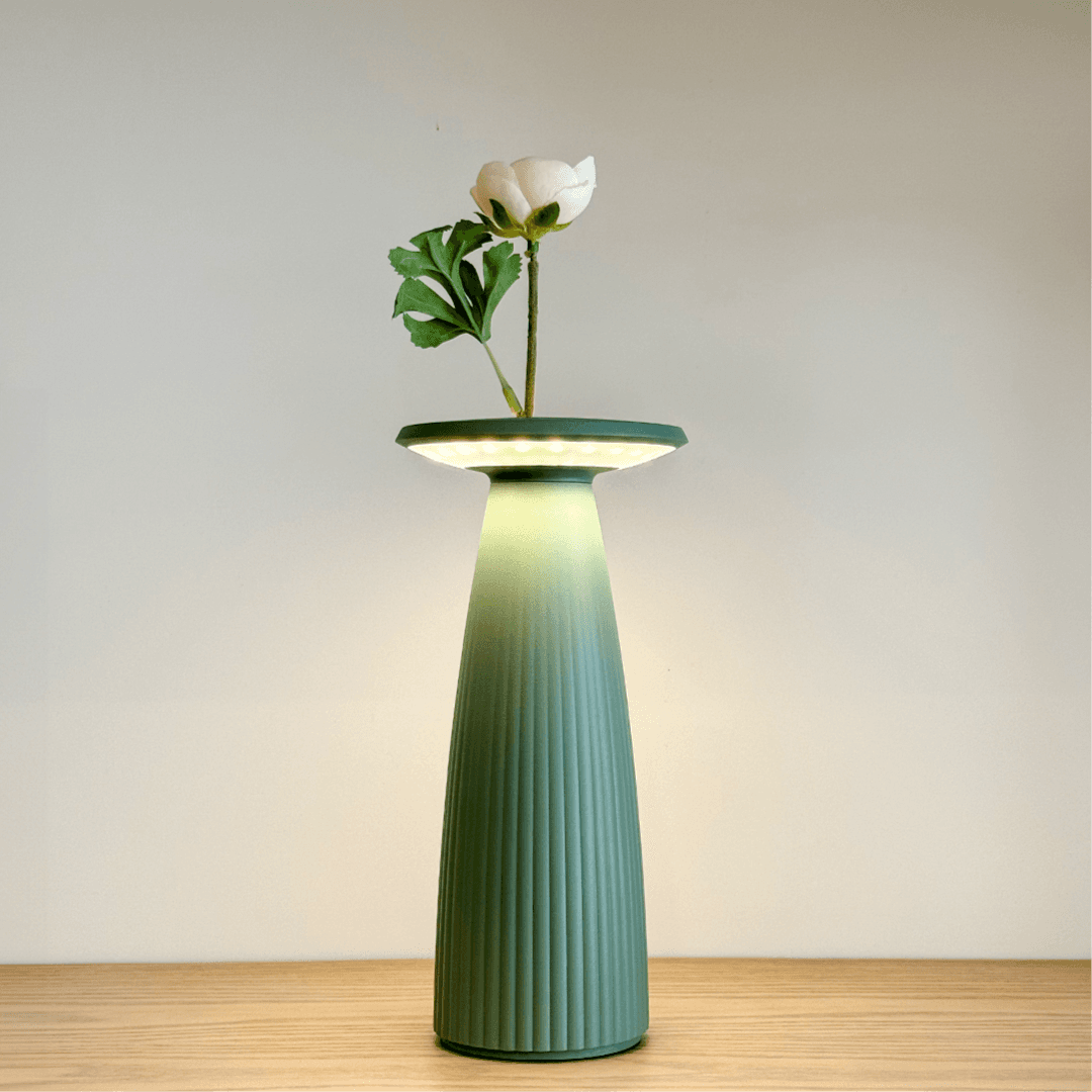 Flora Cordless Table Lamp  - Sage Green