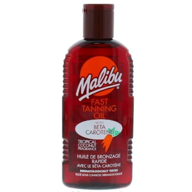 MALIBU FAST TANNING OIL WITH CAROTENE 200ML