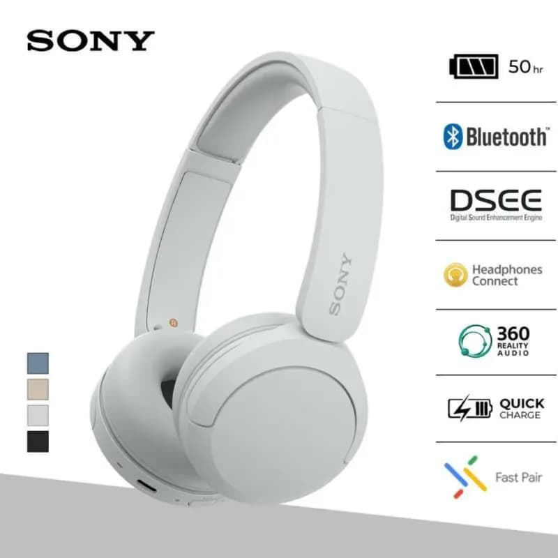 Sony Wh-ch520 On Ear Wireless Headphone  Ch520  Ch-520 - White