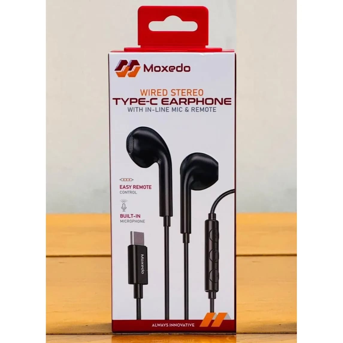 Type-C Earphone - Moxedo black