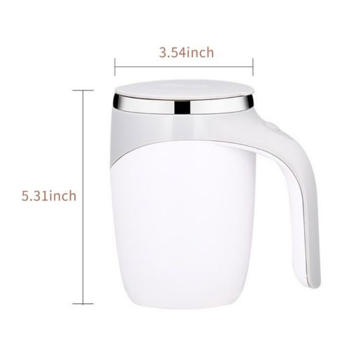 Automatic Magnetic Stirring Cup (White)