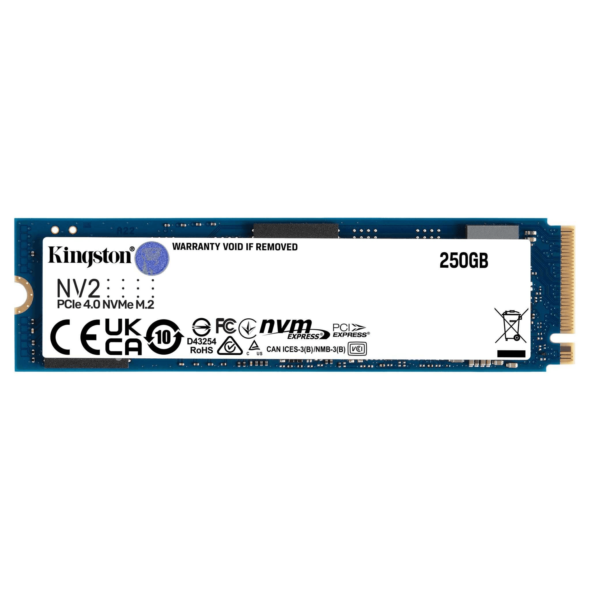 Kingston NV2 250GB M.2 2280 NVMe Internal SSD