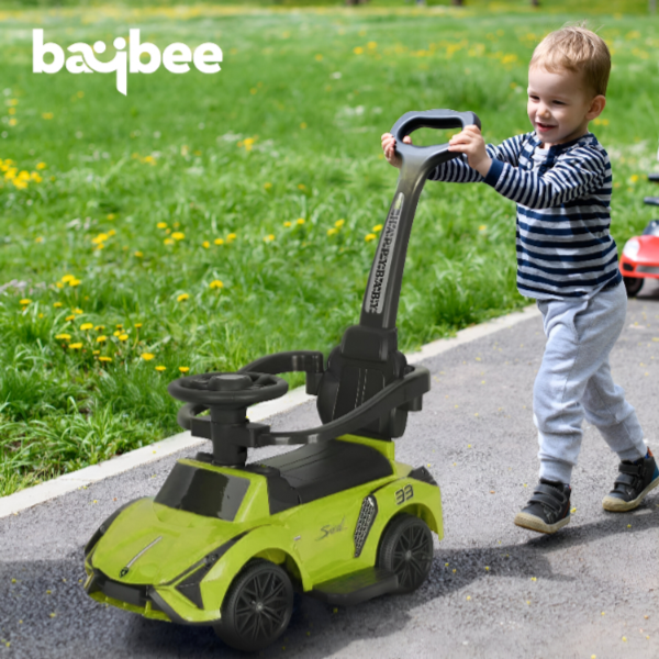 Baybee Kids Ride on Car for Baby with Music, Light & Parental Handle -Green (ROBY53)