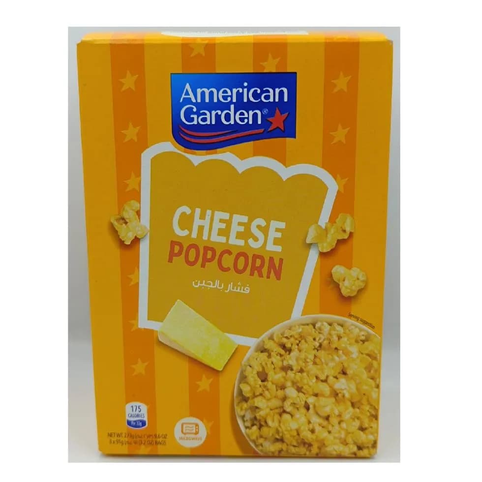 American Garden Cheese Popcorn 273Gm