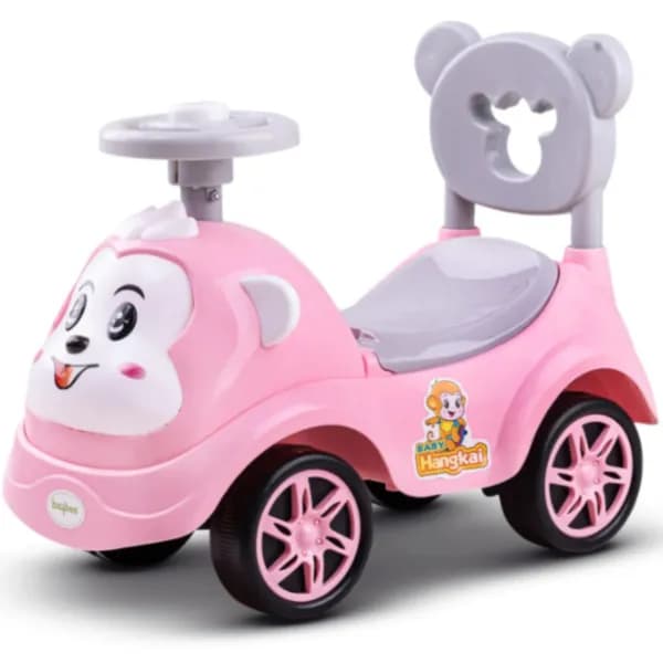 Baybee Rio Ride on Baby Car for Kids-with Music & Horn-Pink (ROBY51)