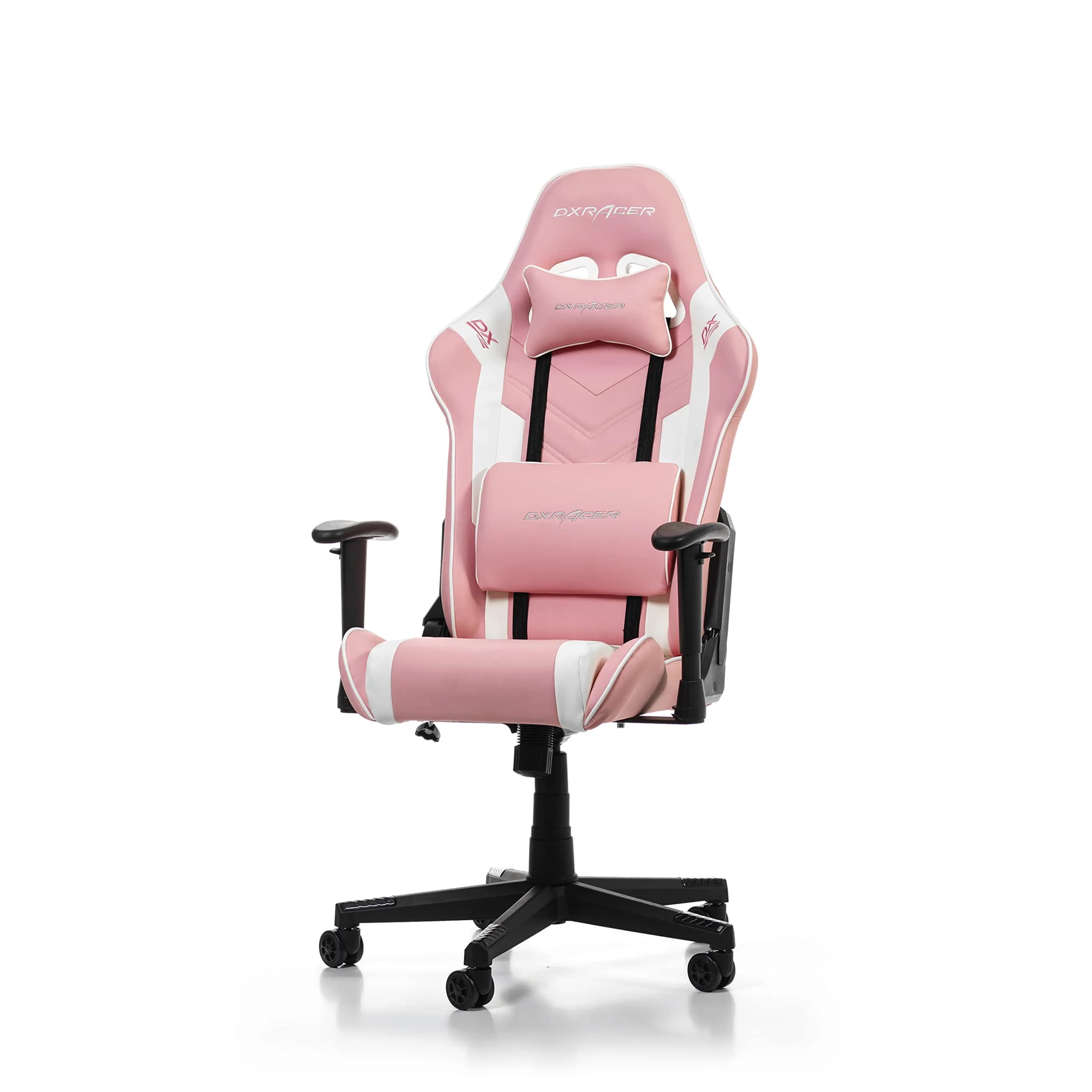 DXRacer Prince Series Gaming Chair-Pink/White