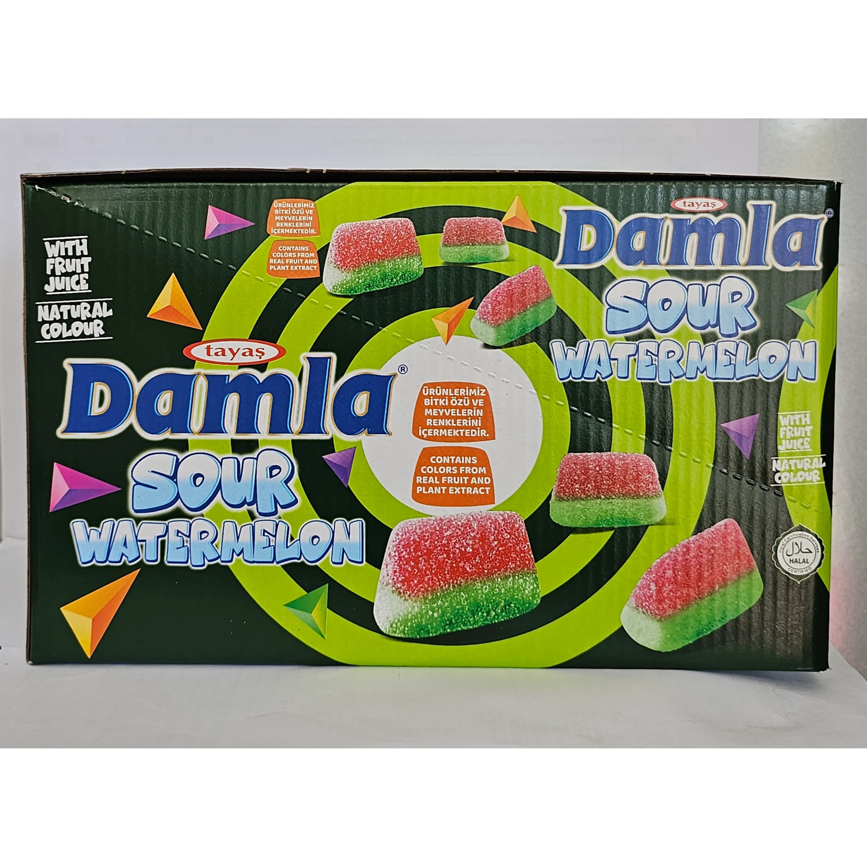 Tayas Damla Sour Watermelon 80 Gm*12pc