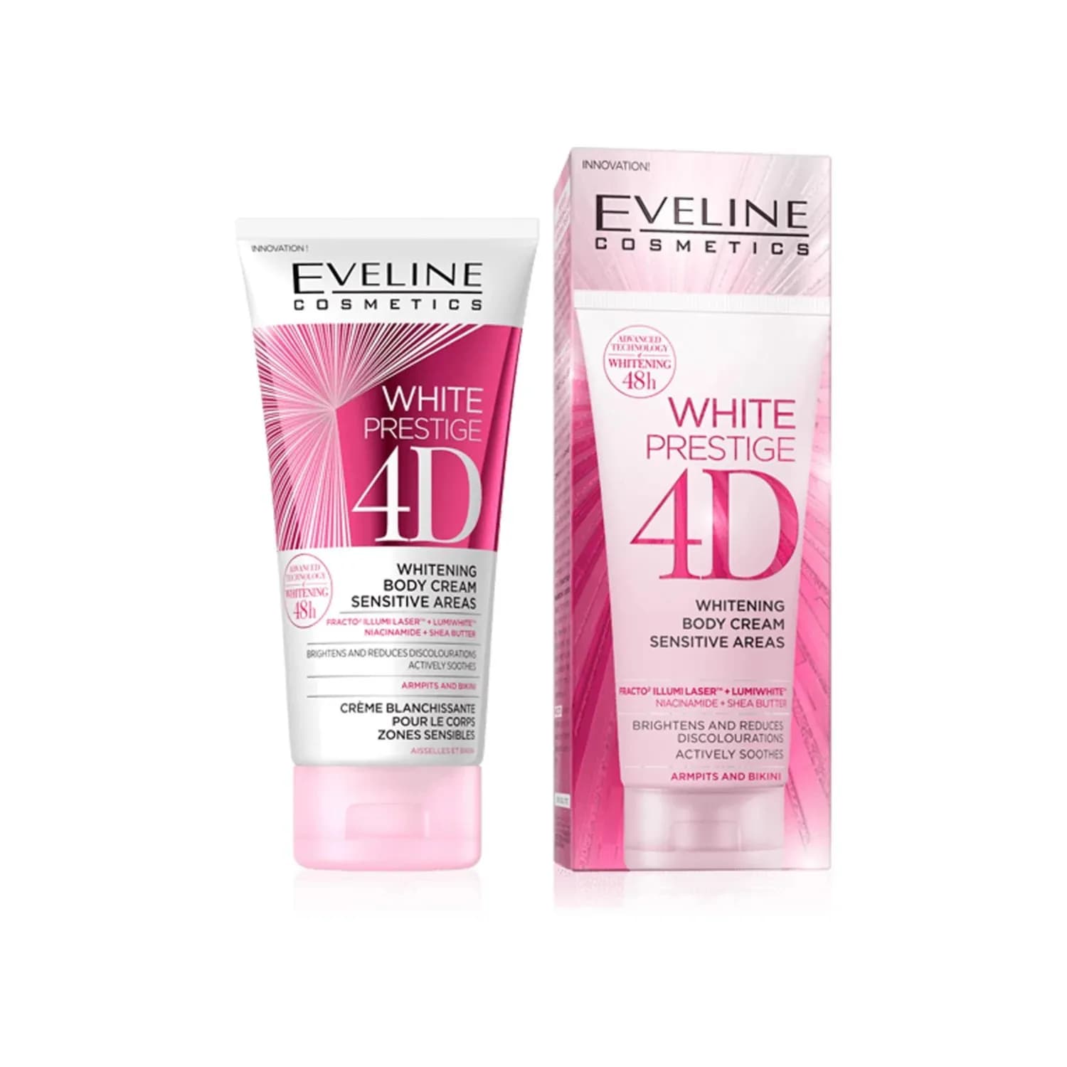 Eveline White Prestige 4d Body Cream Sens Area 100ml