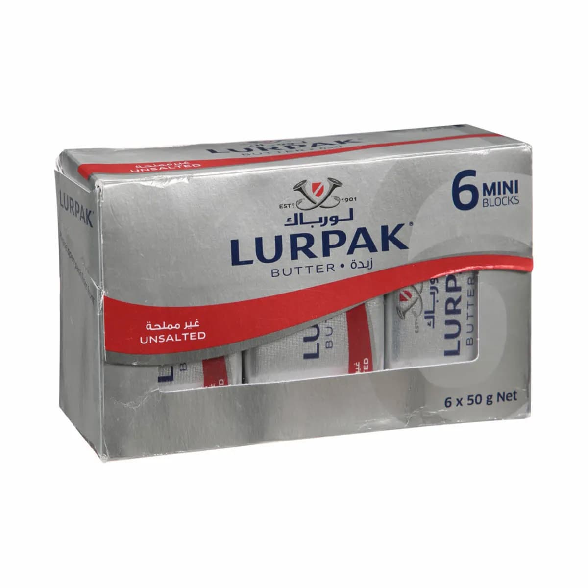 Lurpak Unsalted Mini Blocks 6 × 50 G