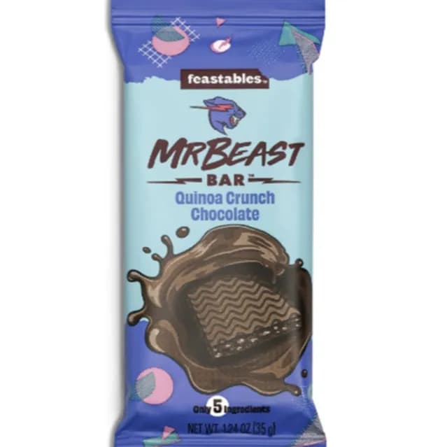 Mr Beast Bar Quinoa Crunch Chocolate 60G