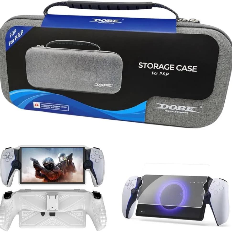 DOBE For PlayStation Portal Handheld Game Console Storage Bag Carrying Case