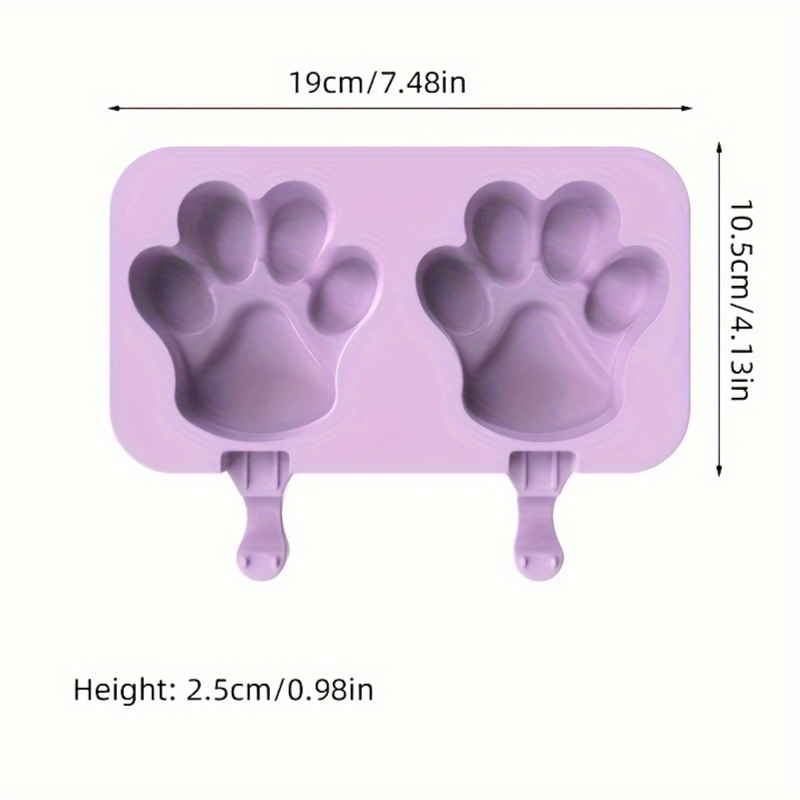 Silicone Cat Paw Ice Cream Mold