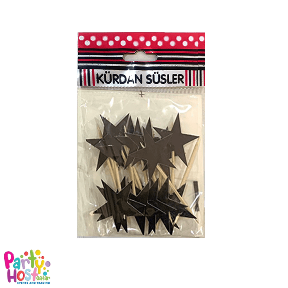 Black Star Cake Topper 
