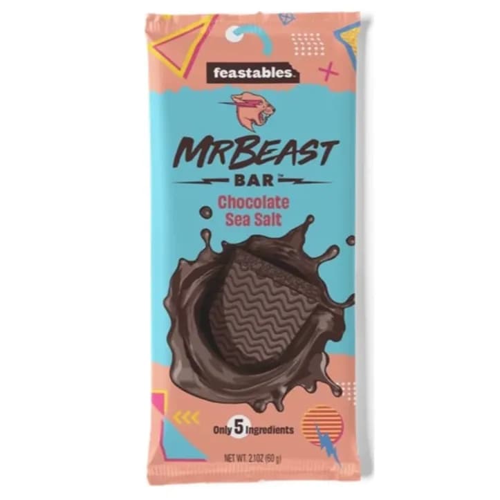 Mr Beast Milk Chocolate Bar With Sea Salt 60g