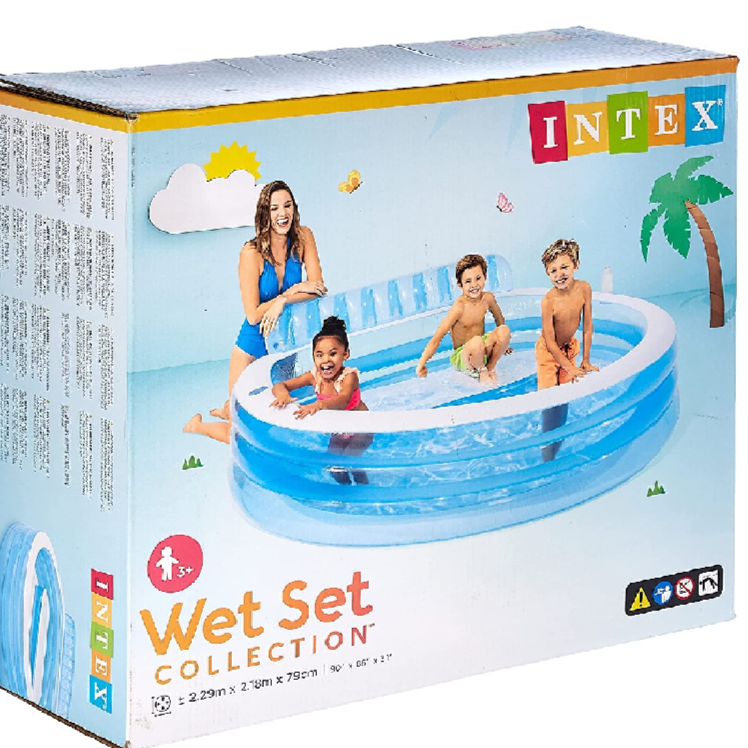 Intex Family Paddling Pool 2.29m x 2.18m x 79cm 57190