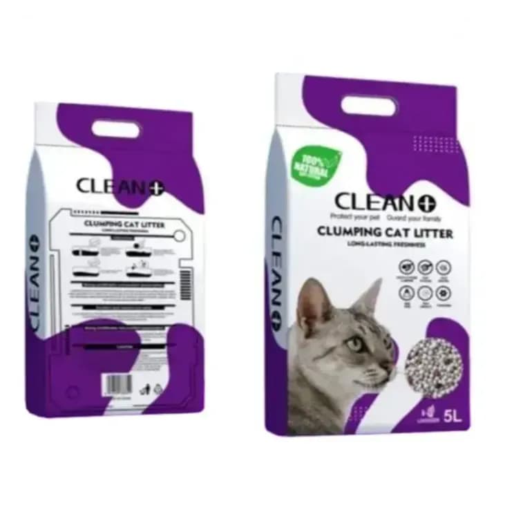 Clean Plus Clumping Cat Litter Lavender 5ltr