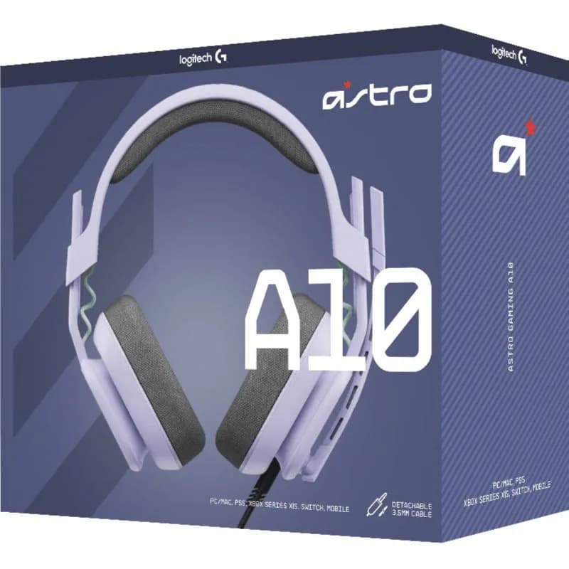 Astro A10 Gaming Headset Gen 2 - Over-Ear Headphones with flip-to-Mute Microphone, 32 mm Drivers, for Xbox Series X|S, Xbox One, Playstation 5, Playstation 4, Nintendo Switch, PC, Windows ,Mac Book