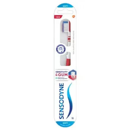 SENSODYNE SENSITIVITY&GUM 3X TOOTHBRUSH SOFT