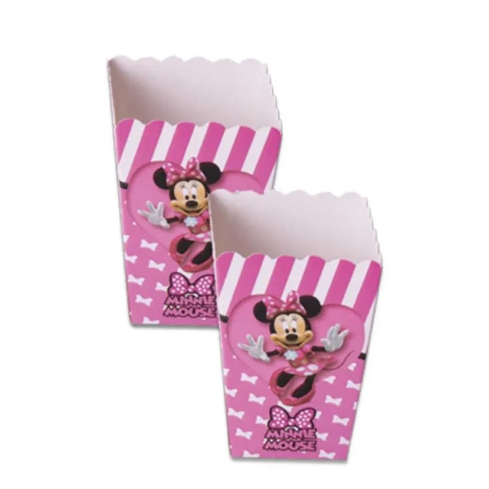 Minnie Mouse Popcorn Box 8pcs