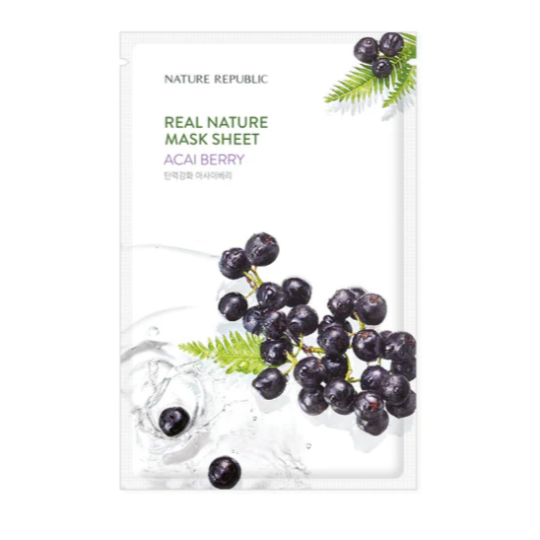 Nature Republic Real Nature Mask Sheet Acai Berry