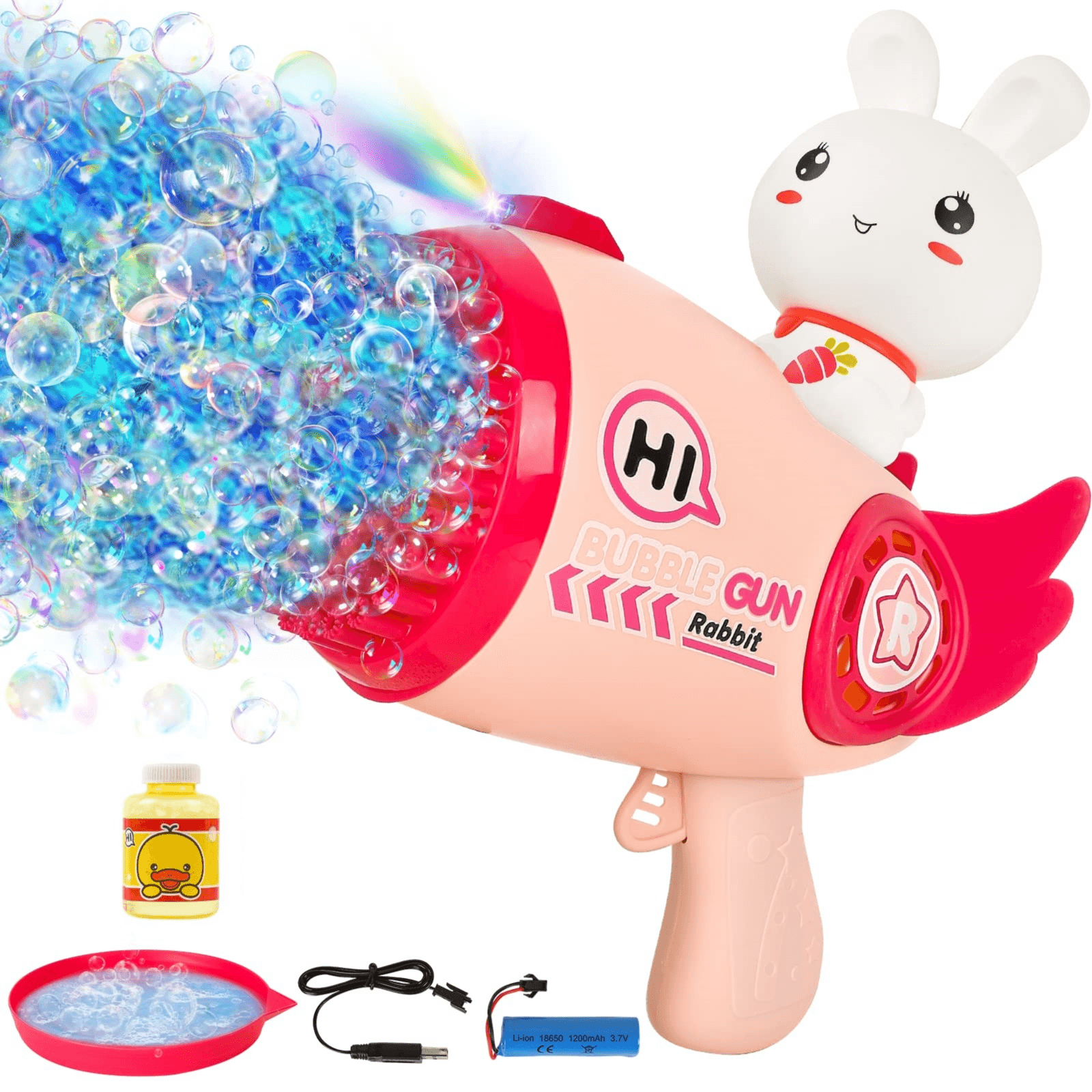 Bubble Gun for Kids with Reachargable Battery - 524