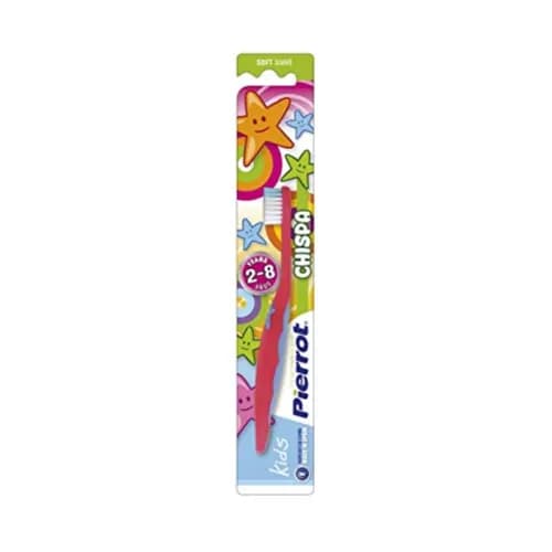 Pierrot Chispa Soft Toothbrush For 2-8 Years, 1pc Assorted