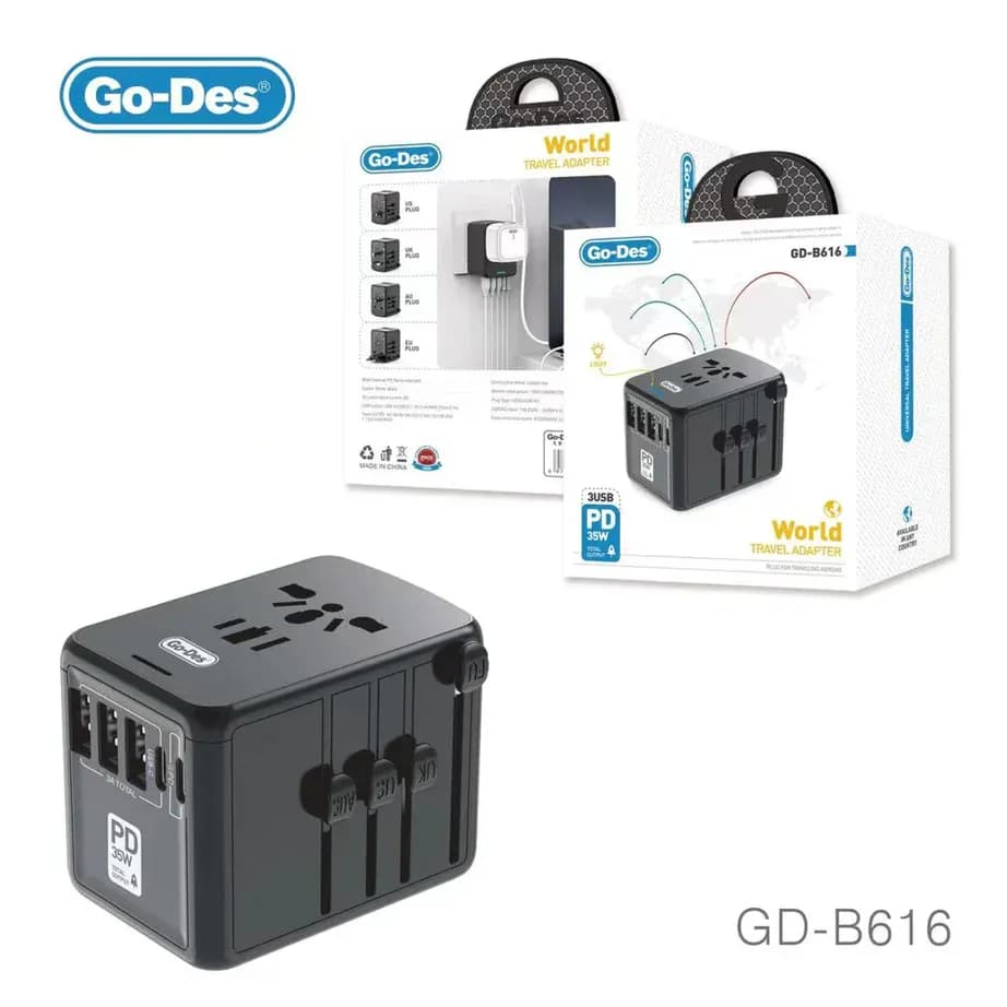 Travel Adapter - Go-des gd-b616