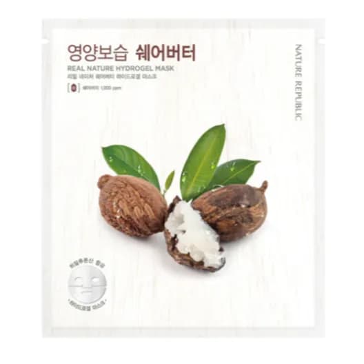 Nature Republic Real Nature Shea Butter Hydrogel Mask