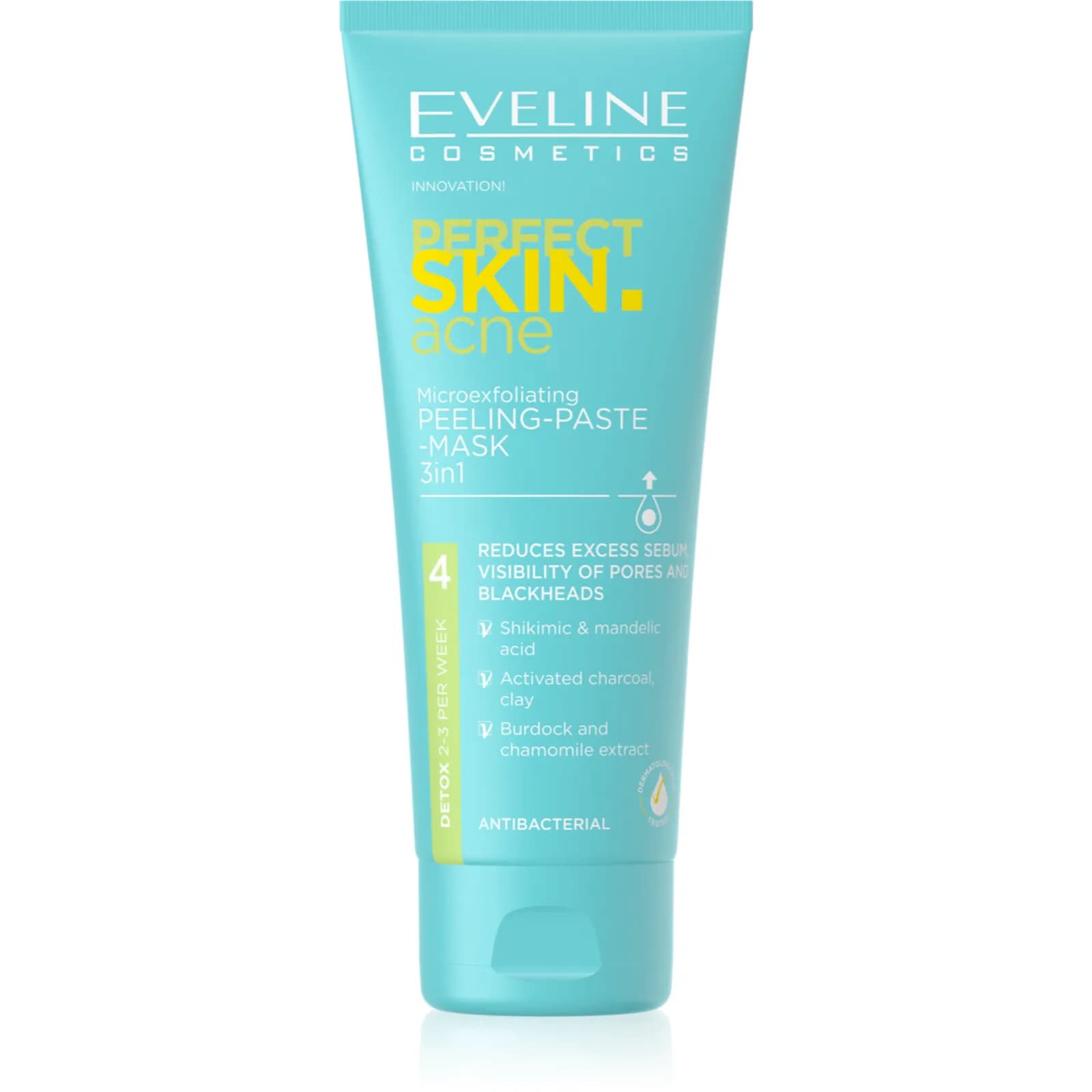 Eveline Perfect Skin Acne Peeling Mask 3 In 1 75ml