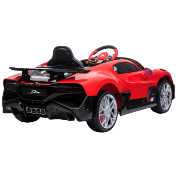 Bugatti Divo Kids Electric Ride On Battery Operated Baby Car-Rc Car-Red Color (ESWD10)