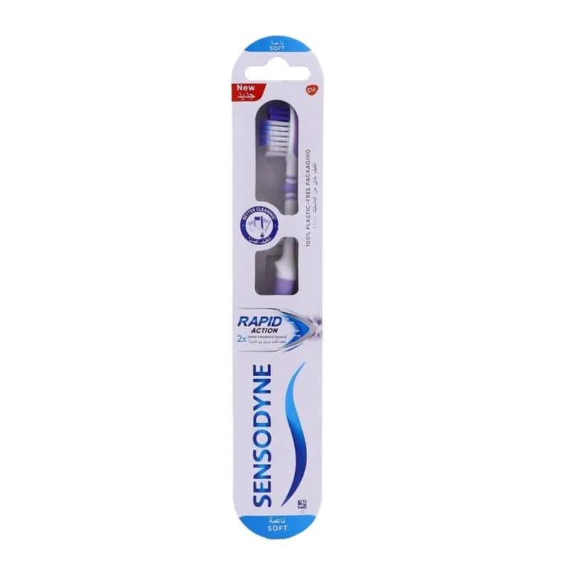 SENSODYNE RAPID ACTION 2X TOOTHBRUSH SOFT