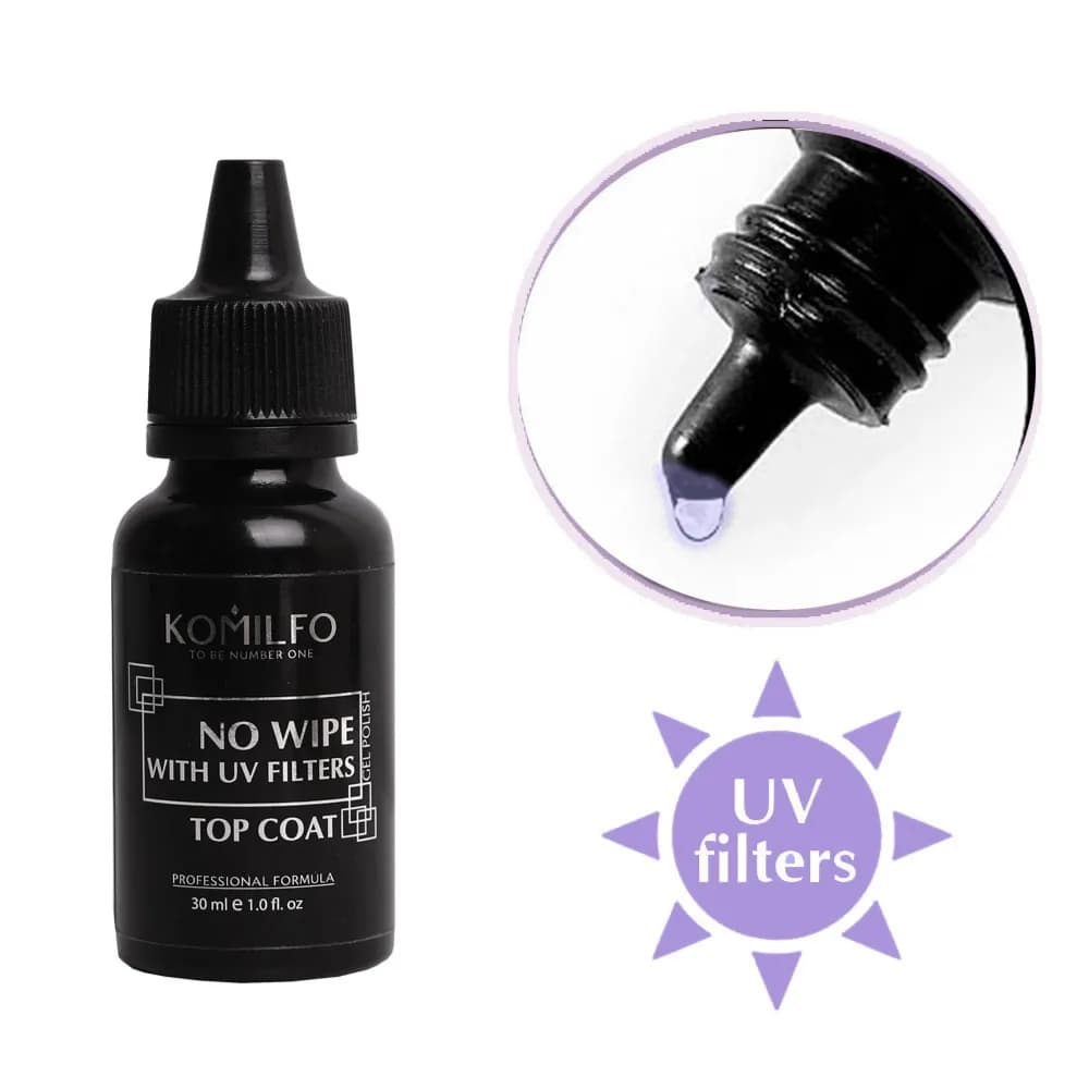 komilfo TOP COAT WITH UV FILTER 30ML