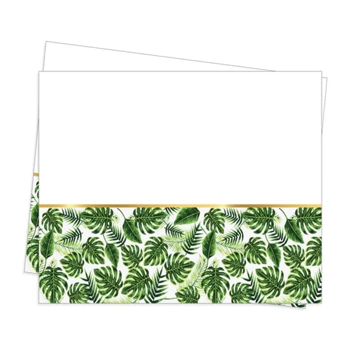 Leaves Plastic Table Cover (120cm X 180cm)