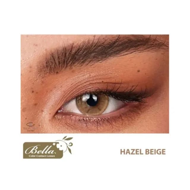 Bella One Day Color Contact Lenses Hazel Beige -10 Lenses No.4840