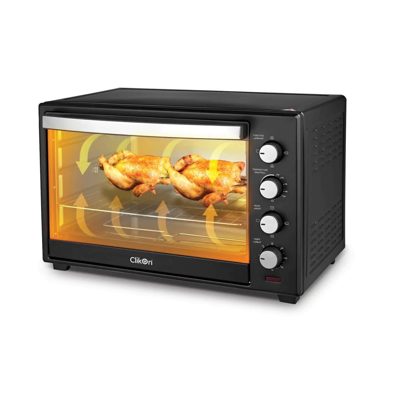 Clikon 38L Toaster With Convention Oven Electric 1600W Ck4313-M