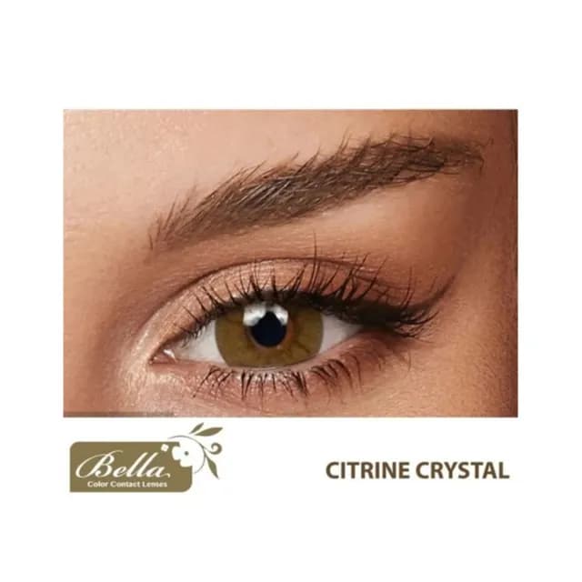 Bella One Day Color Contact Lenses Citrine Crystal -10 Lenses No.4838