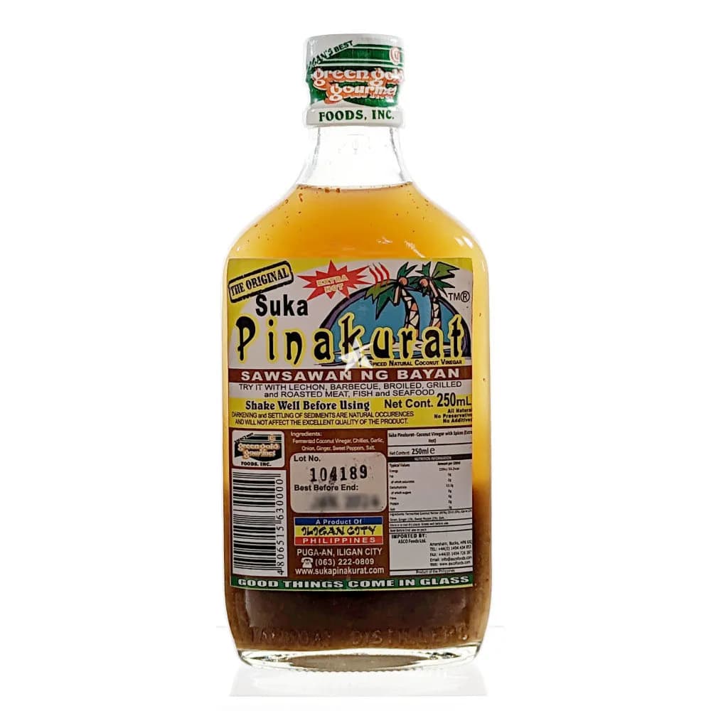 Suka Pinakurat - Spiced Natural Coconut Vinegar (Extra Hot) 250ml