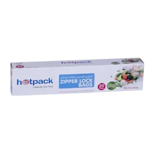 Hotpack Zipper Lock Bags 27*30Cm 20Bags