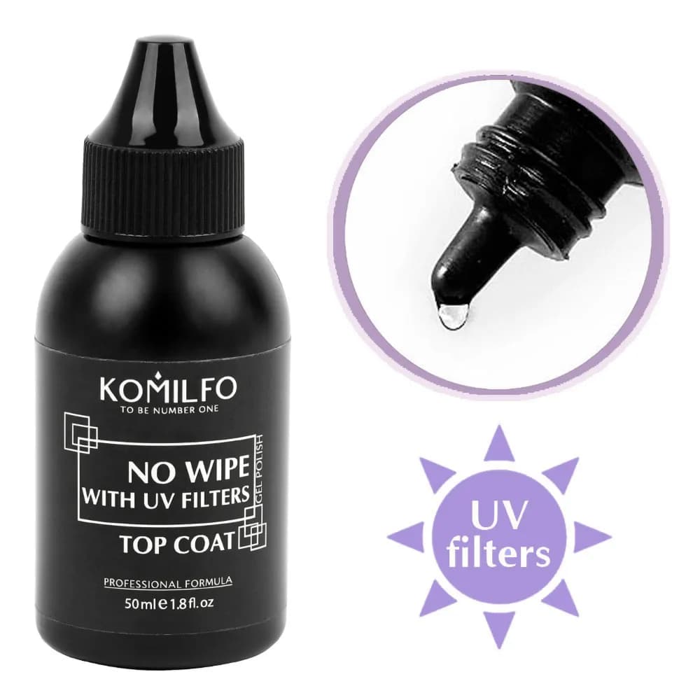 komilfo TOP COAT WITH UV FILTER 50ML