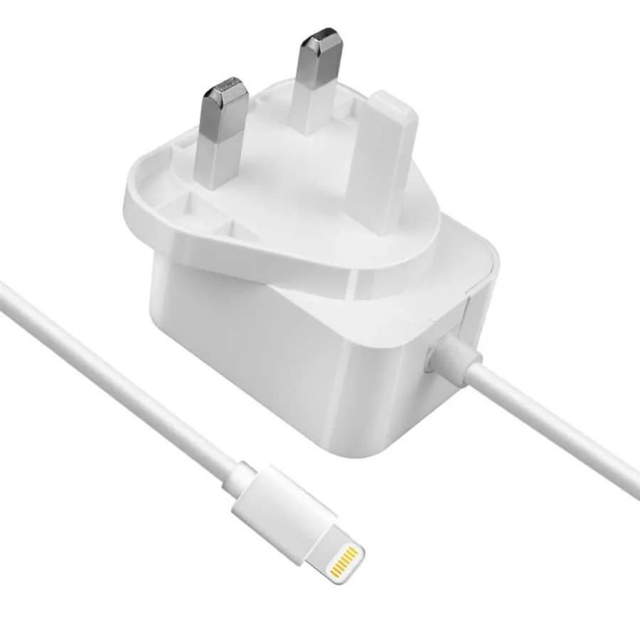 HC-228i Home Charger With Attached Lightning Cable for Fast Charging