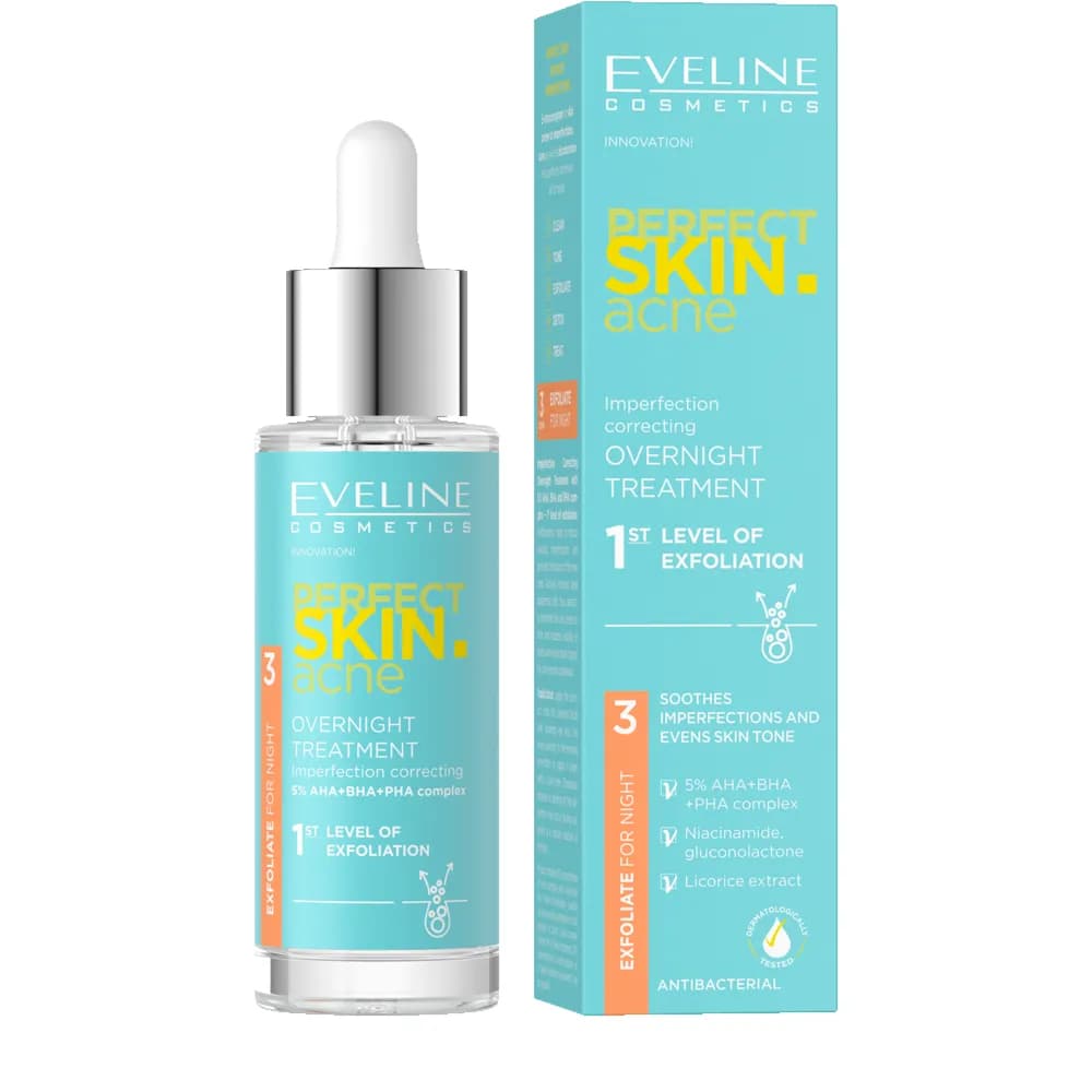 Eveline Perfect Skin Acne Overnight Tone 30ml