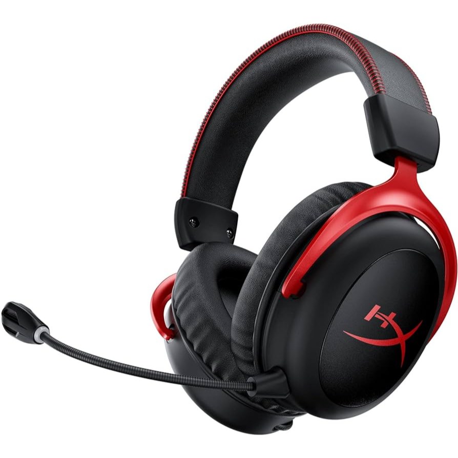 HyperX Cloud 2 Gaming Headset, Compatible with PC/PS5/PS4/Xbox Series X/Xbox Series S/Xbox One/Immersive In Game Audio, Detachable Noise Cancellation Microphone