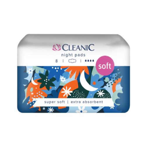 cleanic night pads 16 duo pack