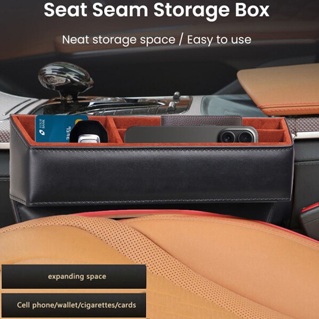 Zhuse car seat seam storage box